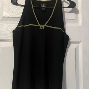 INC black/green top Size M